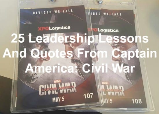 Captain America teaches us leadership