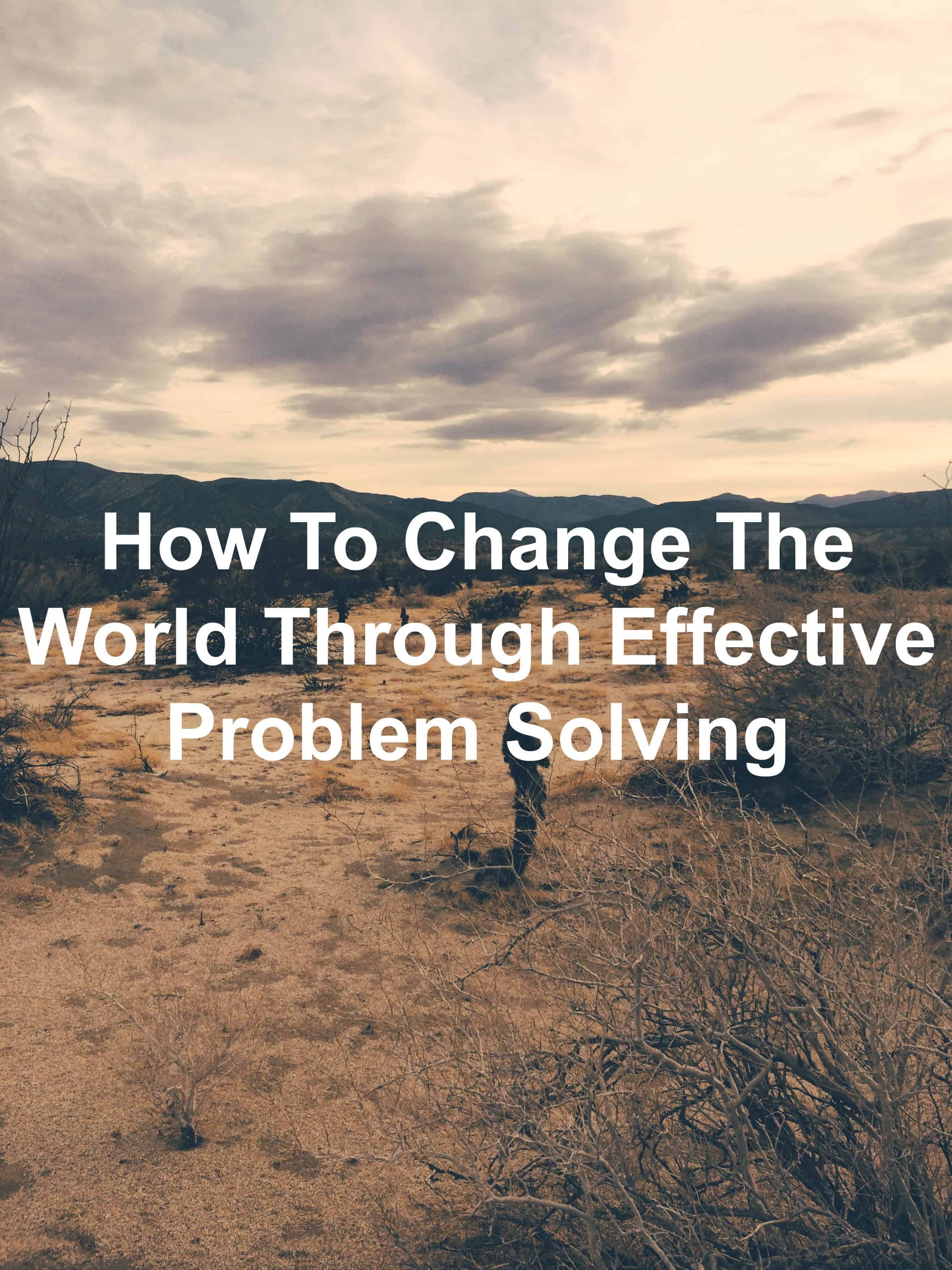 4 steps to solve any problem