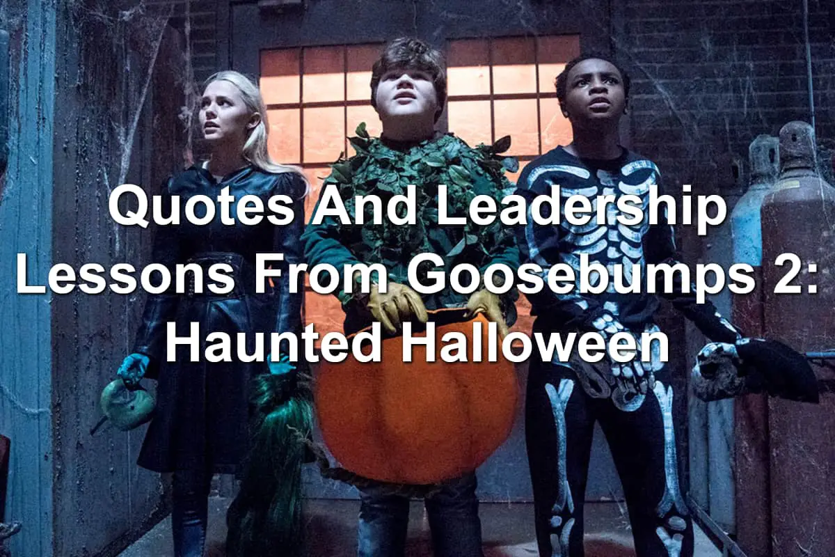 Sam, Sarah, and Sonny in Halloween costumes in Goosebumps 2: Haunted Halloween