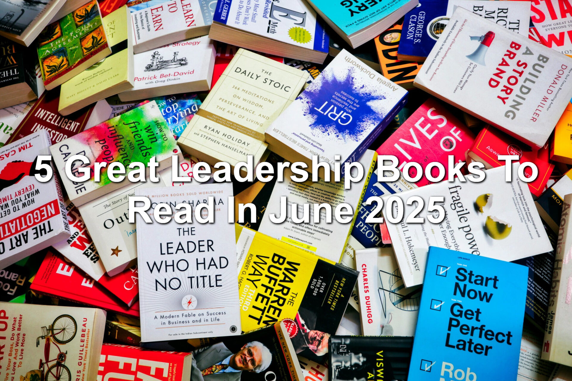 Random books on the floor