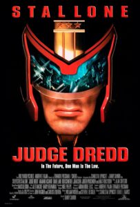 Movie poster for Judge Dredd movie from 1995